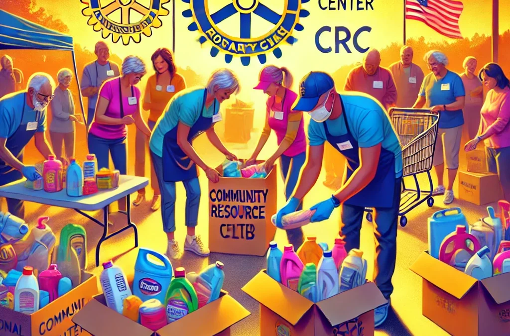 Making a Difference: Our Club’s Generous Donation to the Community Resource Center