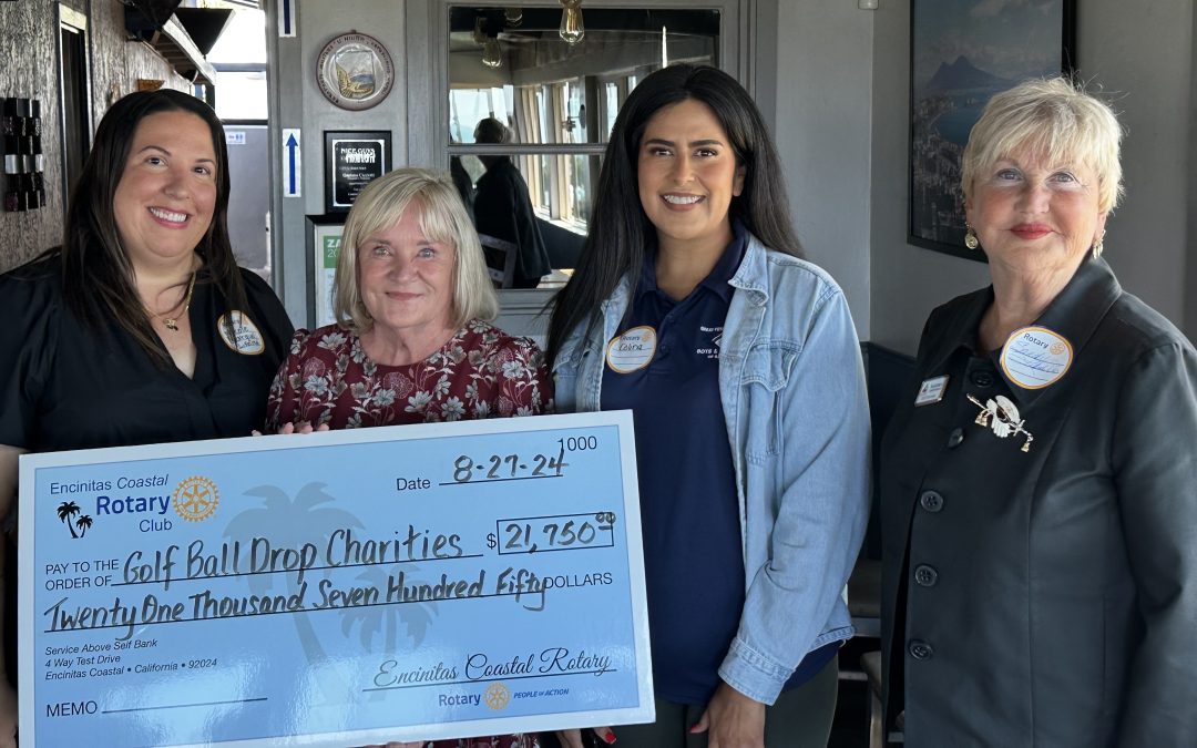 Encinitas Coastal Rotary’s Winning Shot: $22,000 Raised for Local: Heroes in Annual Golf Ball Drop