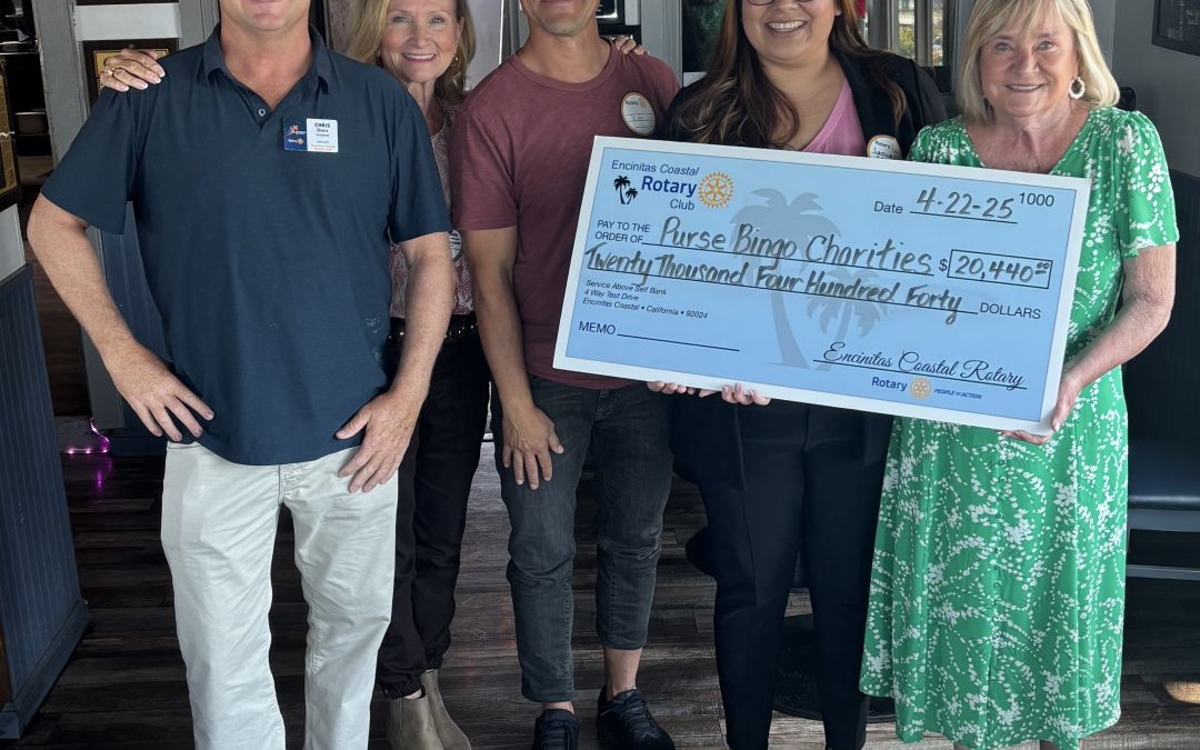 Bags, Bingo, and Big Impact: Encinitas Coastal Rotary Raises Over $20,000 for Women and Families